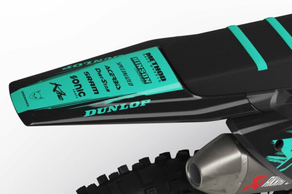 Kit déco motocross Husqvarna - Punch - Teal 3