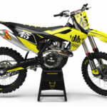 Kit déco motocross Husqvarna - Race - Jaune