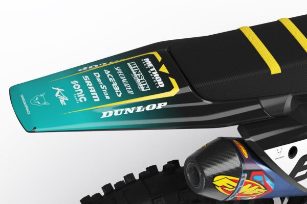 Kit déco motocross Husqvarna - Reckless - Bleu 3