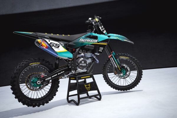 Kit déco motocross Husqvarna - Reckless - Bleu Promo