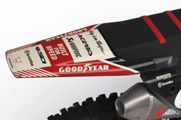 Kit déco motocross Husqvarna - Redline - Retro Beige 3