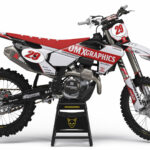 Kit déco motocross Husqvarna - Redline - Retro Gris
