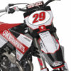 Kit déco motocross Husqvarna - Redline - Retro Gris 2