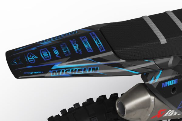 Kit déco motocross Husqvarna - Rhyme - Bleu 2