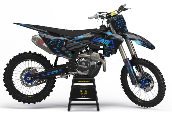 Kit déco motocross Husqvarna - Rhyme - Bleu