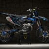 Kit déco motocross Husqvarna - Rhyme - Bleu Promo