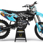 Kit déco motocross Husqvarna - Ripcore - Bleu