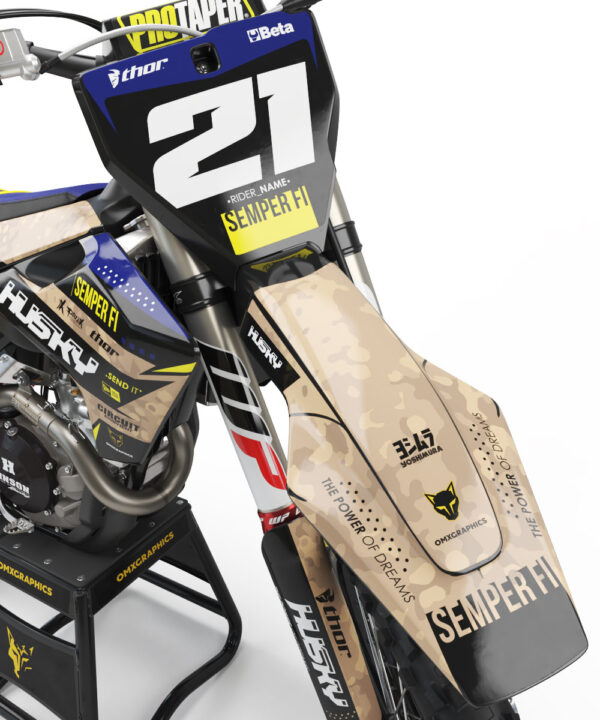 Kit déco motocross Husqvarna - Semper Fi 2