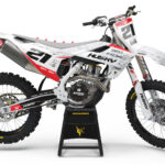Kit déco motocross Husqvarna - Semper Fi - Blanc