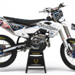 Kit déco motocross Husqvarna - Sleek - Bleu