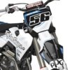 Kit déco motocross Husqvarna - Sleek - Bleu 2