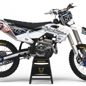 Kit déco motocross Husqvarna - Sleek - Bleu