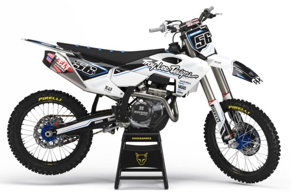 Kit déco motocross Husqvarna - Sleek - Bleu