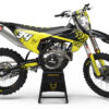 Kit déco motocross Husqvarna - Smash - Jaune