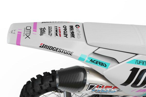 Kit déco motocross Husqvarna - Split - Gris 3