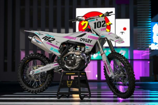 Kit déco motocross Husqvarna - Split - Gris Promo