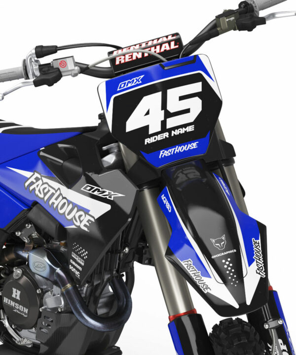 Kit déco motocross Husqvarna - Stealth - Bleu 2