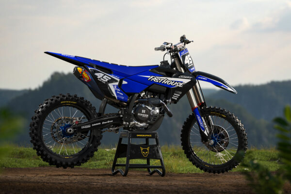 Kit déco motocross Husqvarna - Stealth - Bleu Promo