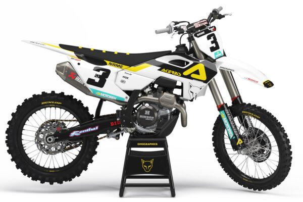 Kit déco motocross Husqvarna - Stock