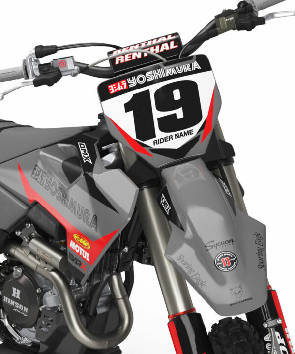 Kit déco motocross Husqvarna - Supercross - Gris 2