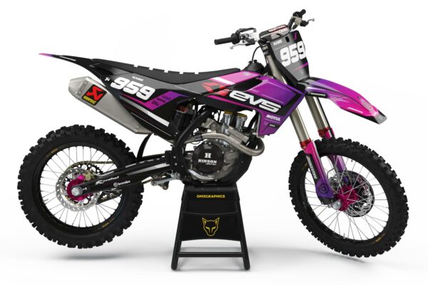 Kit déco motocross Husqvarna - Syndicate - Rose