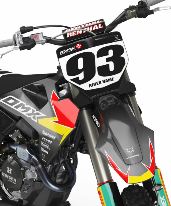 Kit déco motocross Husqvarna - Team - Gris 2