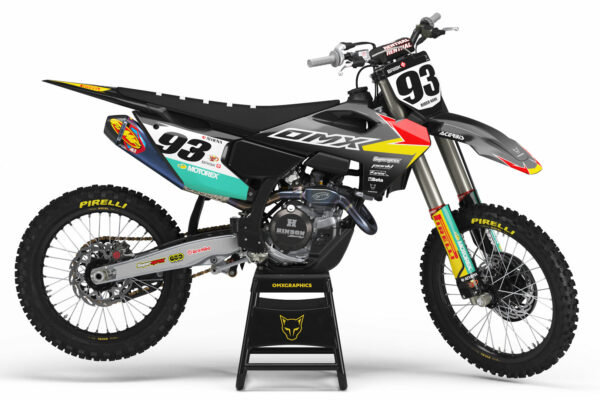 Kit déco motocross Husqvarna - Team - Gris