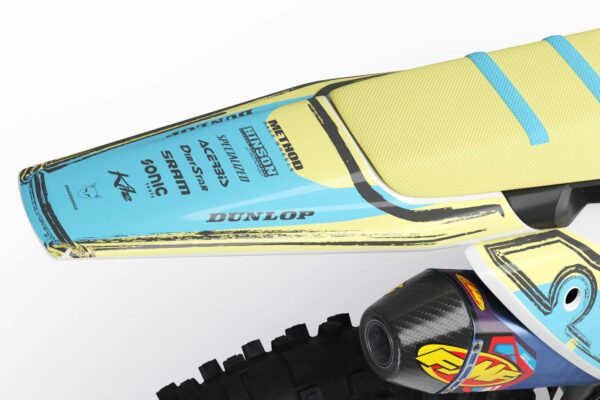 Kit déco motocross Husqvarna - Toon - Bleu 3