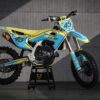 Kit déco motocross Husqvarna - Toon - Bleu Promo