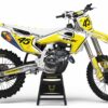 Kit déco motocross Husqvarna - Toon - Jaune