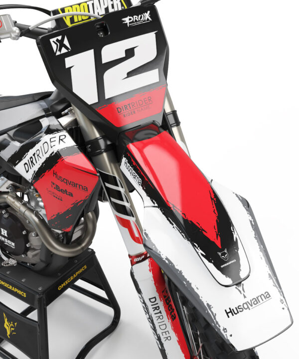 Kit déco motocross Husqvarna - Torn - Rouge 2