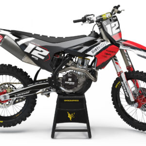 Kit déco motocross Husqvarna - Torn - Rouge