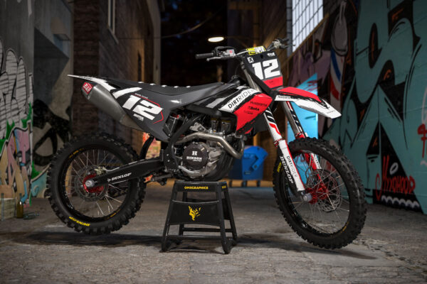 Kit déco motocross Husqvarna - Torn - Rouge Promo