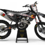 Kit déco motocross Husqvarna - Tropical - Gris