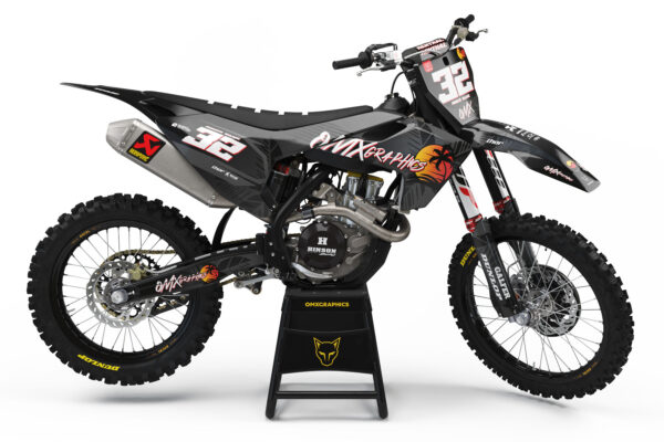 Kit déco motocross Husqvarna - Tropical - Gris