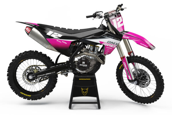Kit déco motocross Husqvarna - Vendetta - Rose