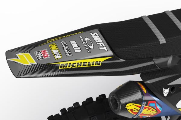 Kit déco motocross Husqvarna - Voltage - Jaune 3