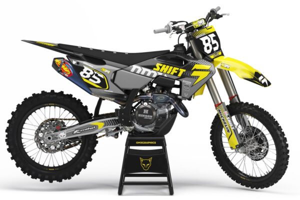 Kit déco motocross Husqvarna - Voltage - Jaune