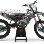 Kit déco motocross KTM - Amaze - Gris Teal