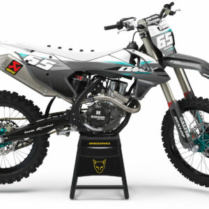 Kit déco motocross KTM - Amaze - Gris Teal