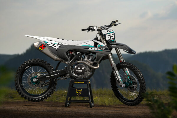 Kit déco motocross KTM - Amaze - Gris Teal Promo