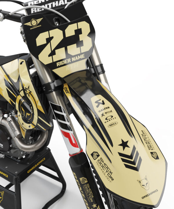 Kit déco motocross KTM - Army - Sand 2