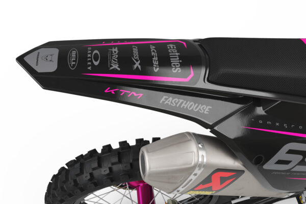 Kit déco motocross KTM - Avenger - Rose 3