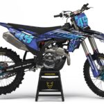 Kit déco motocross KTM - Battalion - Bleu