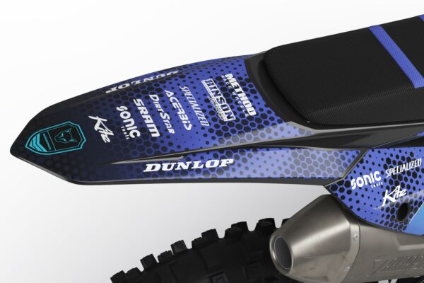 Kit déco motocross KTM - Battalion - Bleu 3