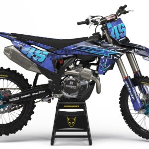 Kit déco motocross KTM - Battalion - Bleu