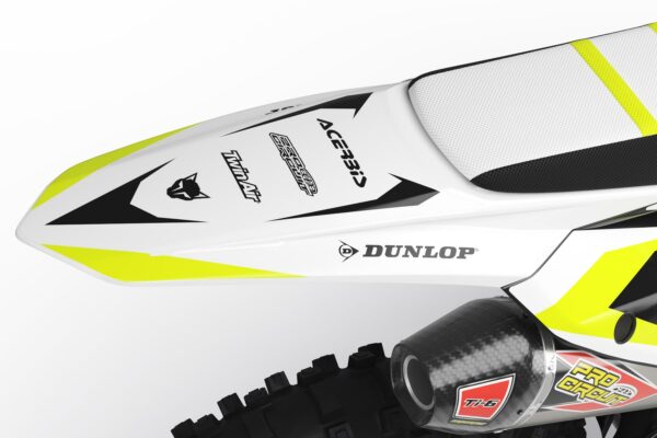 Kit déco motocross KTM - Blast - Blanc 3