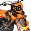 Kit déco motocross KTM - Blast - Orange 2