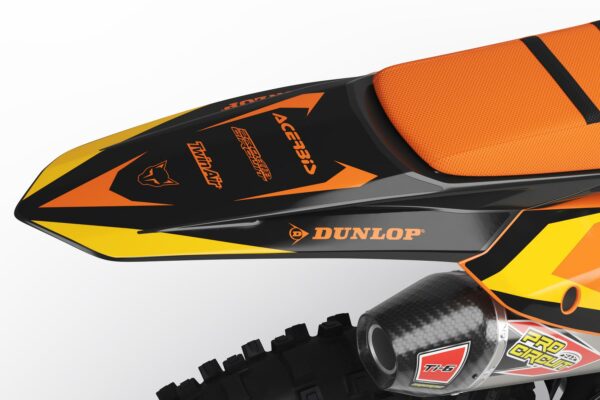 Kit déco motocross KTM - Blast - Orange 3