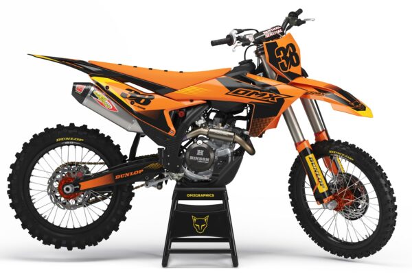 Kit déco motocross KTM - Blast - Orange